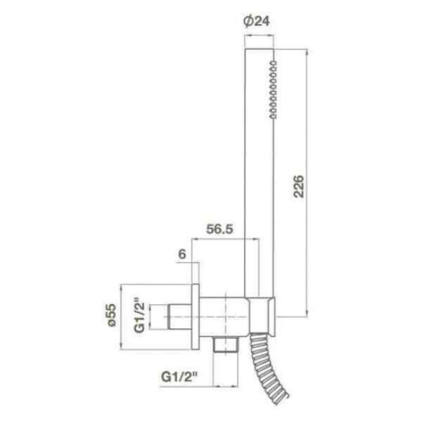 Tissino Parina Handheld Shower Kit - Image 2