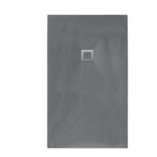 Tissino Giorgio2 Rectangular Shower Tray Grey Slate