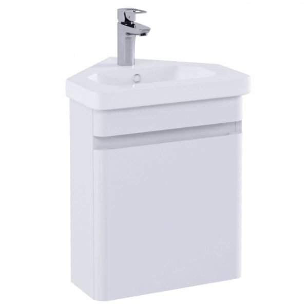RAK Resort Corner Wall Hung Vanity Unit with Basin - 450mm Wide