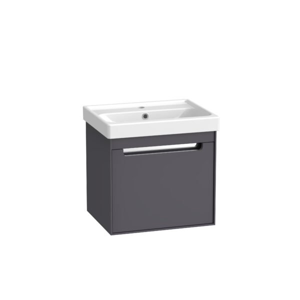 Tavistock Acumen 1 Drawer Wall Hung Vanity Unit With Basin - 500mm Wide - 1 TH - Image 2