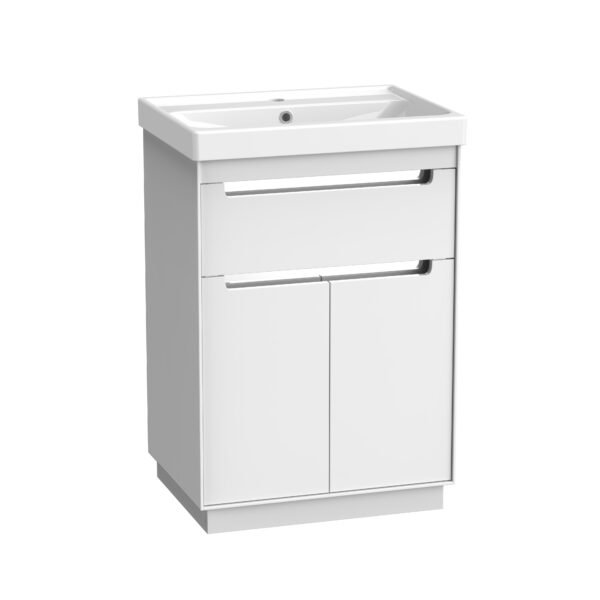 Tavistock Acumen 2 Door And 1 Drawer Floor standing Vanity Unit With Basin - 600mm Wide - 1 TH