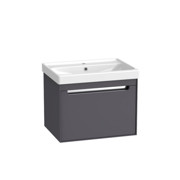 Tavistock Acumen 1 Drawer Wall Hung Vanity Unit With Basin - 600mm Wide - 1 TH - Image 2