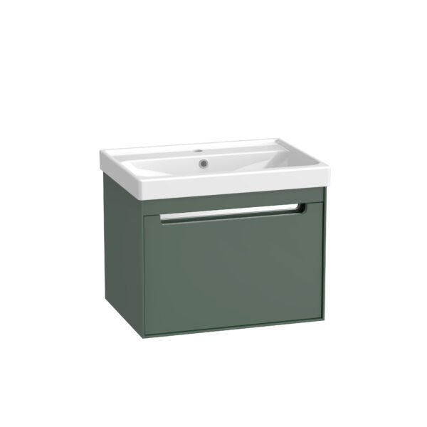 Tavistock Acumen 1 Drawer Wall Hung Vanity Unit With Basin - 600mm Wide - 1 TH - Image 3