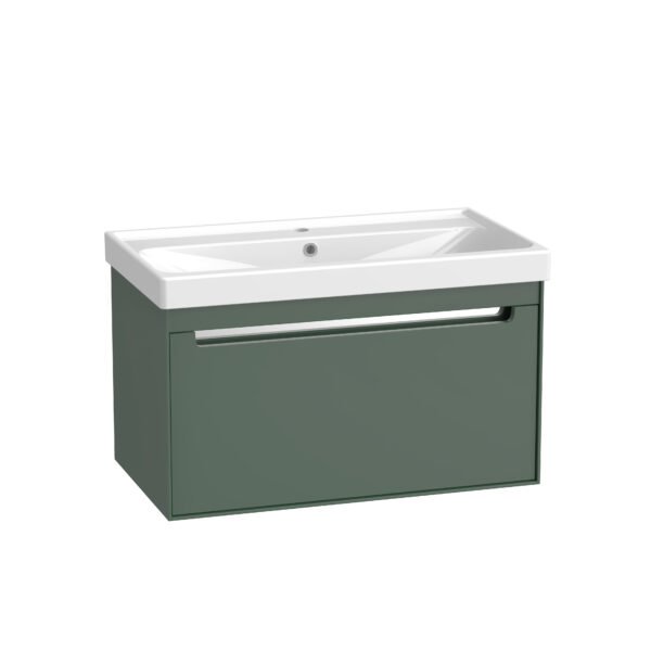 Tavistock Acumen 1 Drawer Wall Hung Vanity Unit With Basin - 800mm Wide - 1 TH - Image 2