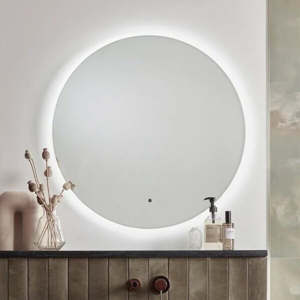 Tavistock Aster Slim Round Illuminated Mirror - Image 3