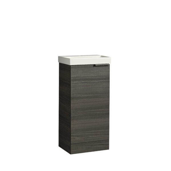 Tavistock Cadence 1 Door Floor standing Vanity Unit With Basin And Handle - 400mm Wide - 1 TH - Image 6