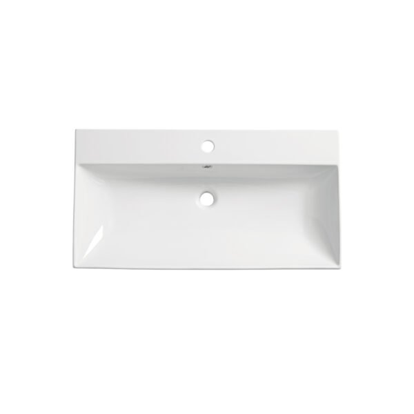Tavistock Cadence 2 Drawer Wall Hung Vanity Unit With Basin And Handles - 800mm Wide - 1 TH - Image 4