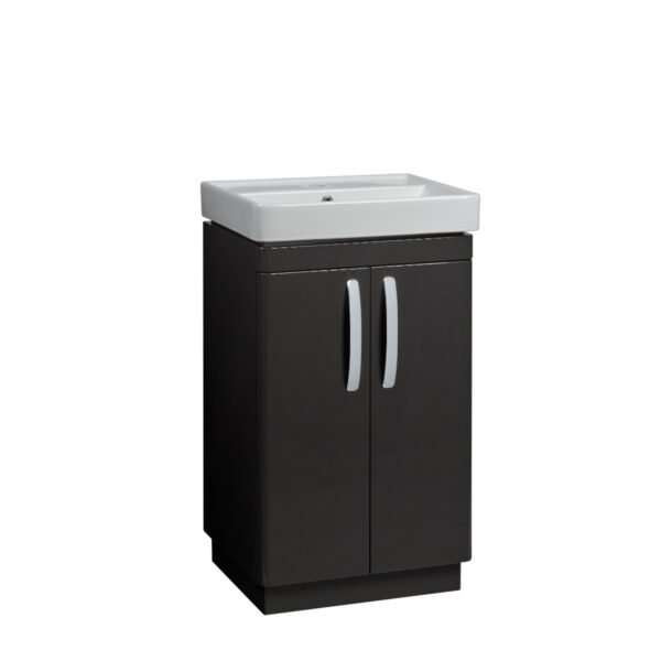 Tavistock Compass 2 Door Floor standing Vanity Unit With Basin - 500mm Wide - 1 TH - Image 3