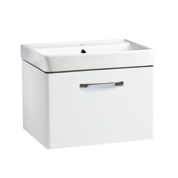 Tavistock Compass 1 Drawer Wall Hung Vanity Unit With Basin - 600mm Wide - 1 TH - Image 2