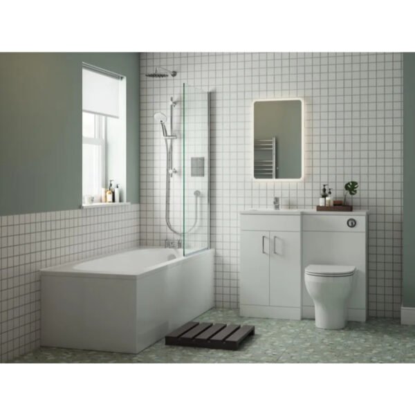 Tavistock Nexus L Shaped Combination Bathroom Furniture - Left Hand