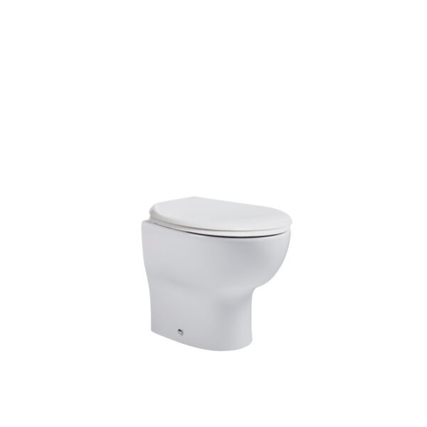 Tavistock Loft Rimless Back To Wall Toilet With Soft Close Seat - Image 2