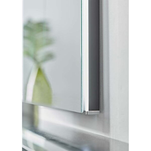 Tavistock Facade 1 Door Wall Mounted Illuminated Mirror Cabinet - 664mm x 481mm