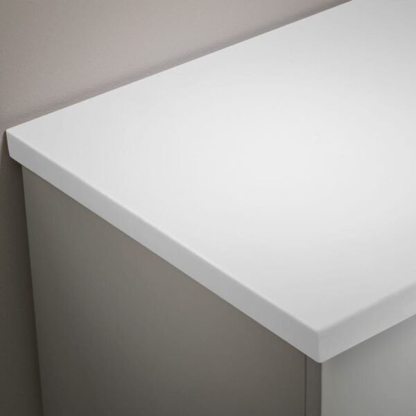 Tavistock Lansdown 4 Door Curved Floor standing Vanity Unit With Double Basin And Worktop - Image 3