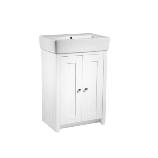 Tavistock Lansdown 2 Door Floor standing Vanity Unit With Basin - 575mm Wide - Image 4