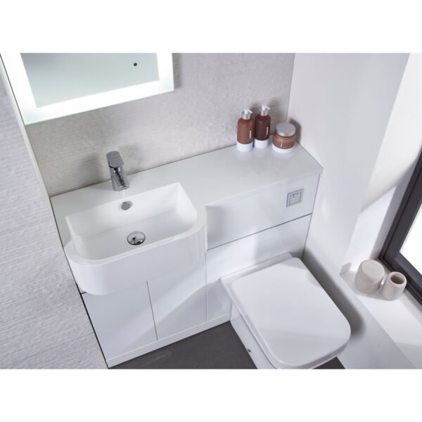 Tavistock Match Combination Bathroom Furniture Unit With Basin - 1000mm Wide - 1 TH - Image 3