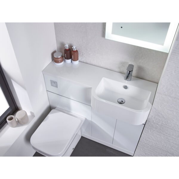 Tavistock Match Combination Bathroom Furniture Unit With Basin - 1000mm Wide - 1 TH - Image 14