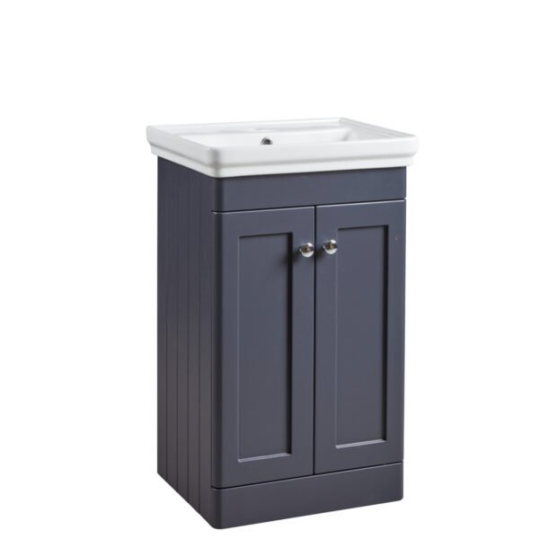 Tavistock Marston 2 Door Floor standing Vanity Unit With Basin - 500mm Wide - Image 7