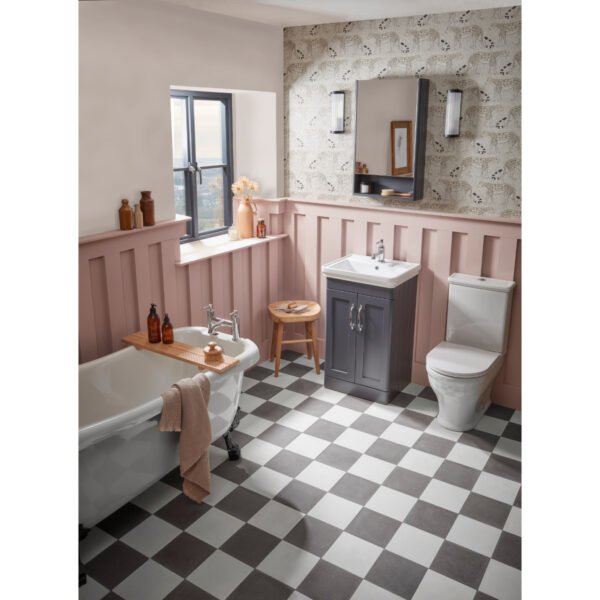 Tavistock Marston 2 Door Floor standing Vanity Unit With Basin - 500mm Wide - Image 15