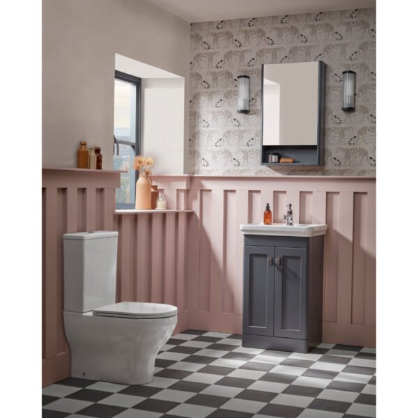 Tavistock Marston 2 Door Floor standing Vanity Unit With Basin - 500mm Wide - Image 18