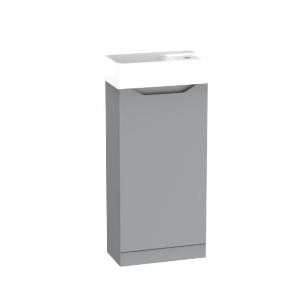 Tavistock Nimble Cloakroom Floor standing Vanity Unit With Basin - 400mm Wide - 1 TH - Image 6