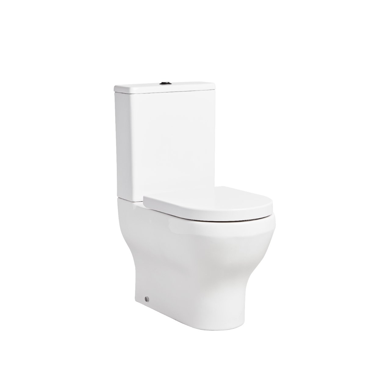Tavistock Micra Evo Fully Enclosed Close Coupled Toilet With Cistern And Soft Close Seat - White