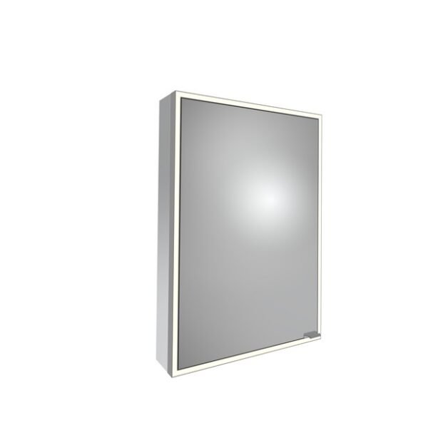 Tavistock Portrait 1 Door Illuminated Mirror Cabinet - 700mm x 500mm - Image 5