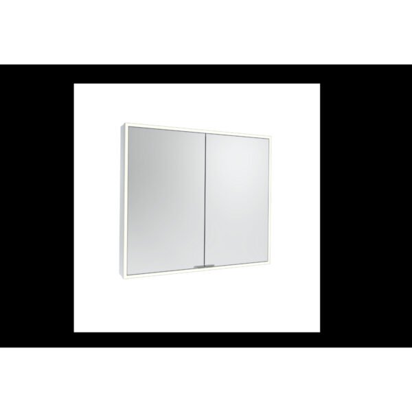 Tavistock Portrait 2 Door Illuminated Mirror Cabinet - 700mm x 800mm
