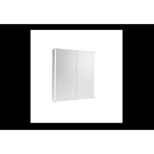 Tavistock Render 2 Door Wall Mounted Illuminated Mirror Cabinet - Image 4