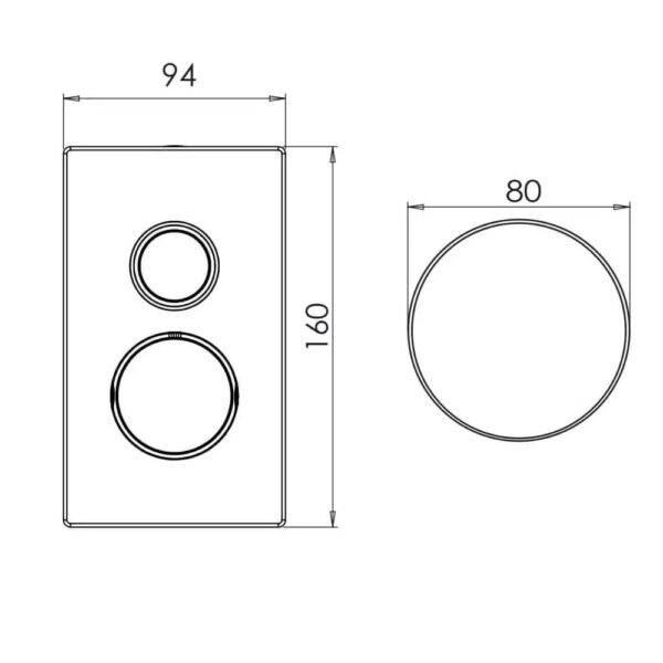 Tavistock Axiom Push Button Smartflow Bath Filler - Chrome - Image 4