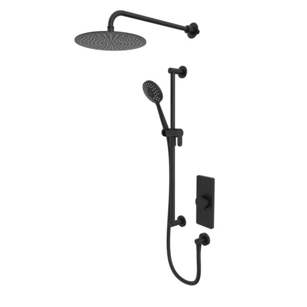 Tavistock Axiom Dual Function Concealed Shower System With Riser Kit And Overhead Shower - Image 4