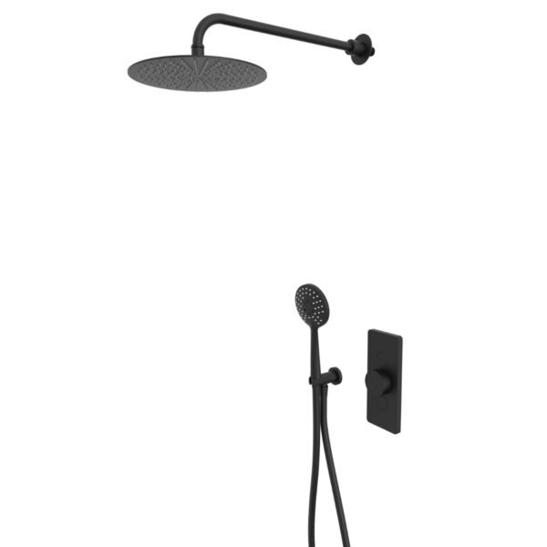 Tavistock Axiom Dual Function Concealed Shower System With Overhead Shower And Handset, Holder - Image 6