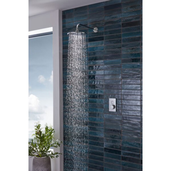 Tavistock Axiom Single Function Push Button Concealed Shower Valve - Chrome - Image 2