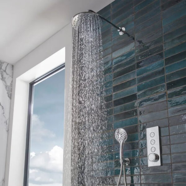 Tavistock Axiom Triple Function Push Button Concealed Shower Valve - Chrome - Image 3