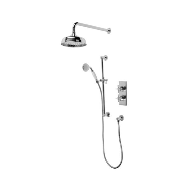 Tavistock Cheltenham Dual Function Concealed Shower Valve System - Chrome - Image 5