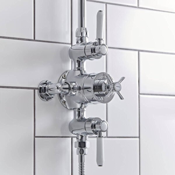 Tavistock Cheltenham Dual Function Exposed Shower Valve System - Chrome - Image 5