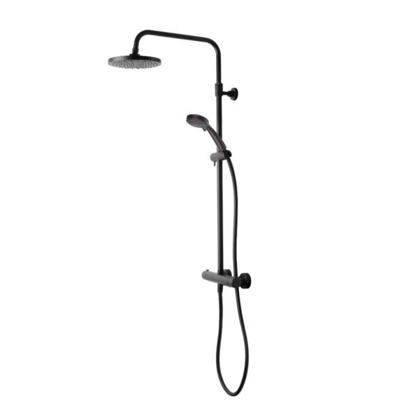 Tavistock Merit Dual Function Diverter Exposed Shower System - Black - Image 4