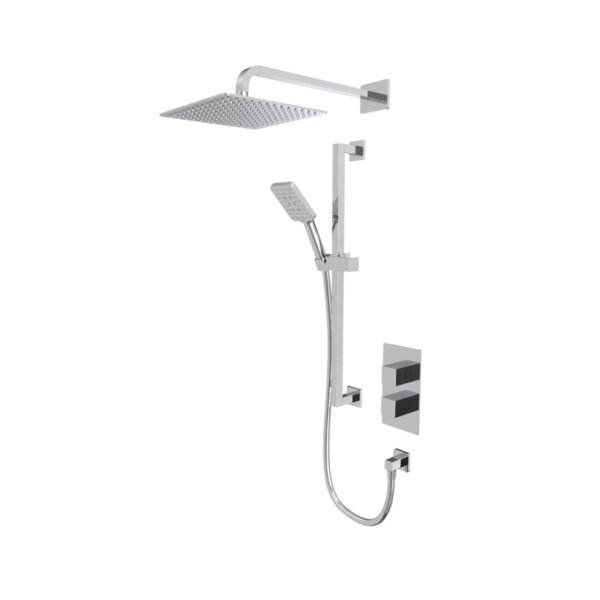 Tavistock Index Dual Function Concealed Shower System With Riser Kit And Overhead Shower - Image 4