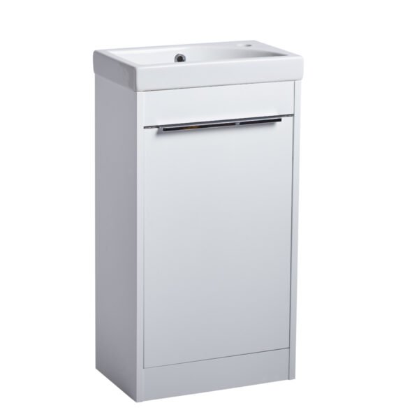 Tavistock Sequence 1 Door Floor standing Vanity Unit With Basin - 450mm Wide - 1 TH - Image 6