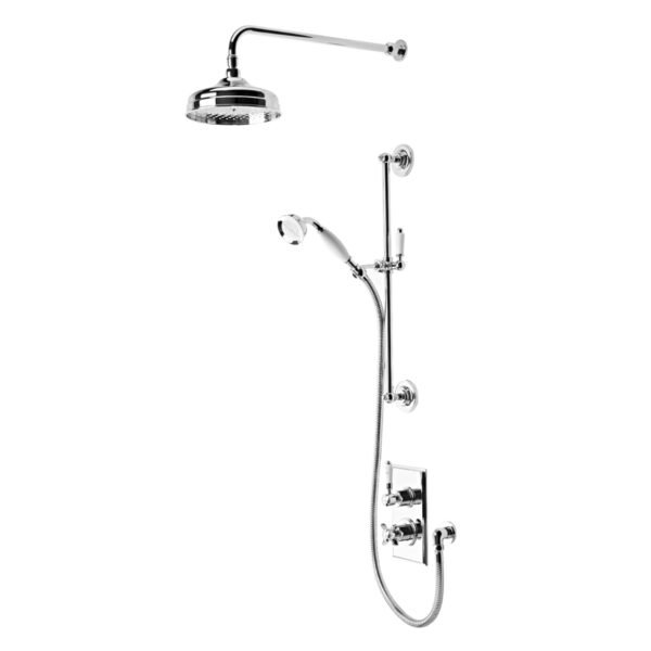 Tavistock Varsity Dual Function Thermostatic Concealed Shower System - Chrome - Image 2