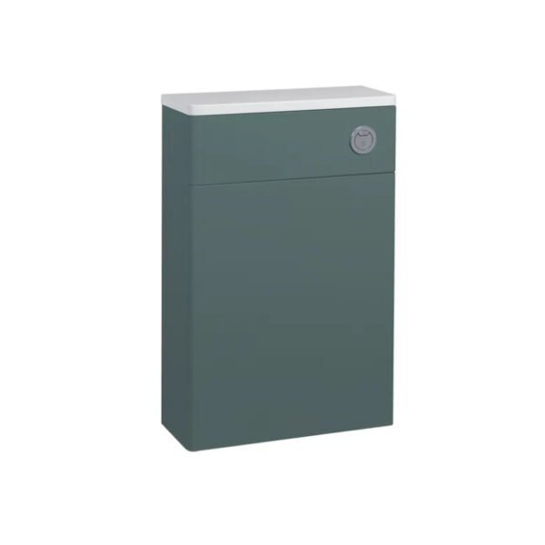 Tavistock Cadence Back To Wall WC Unit With Worktop - 570mm Wide - Matt Viridian Green
