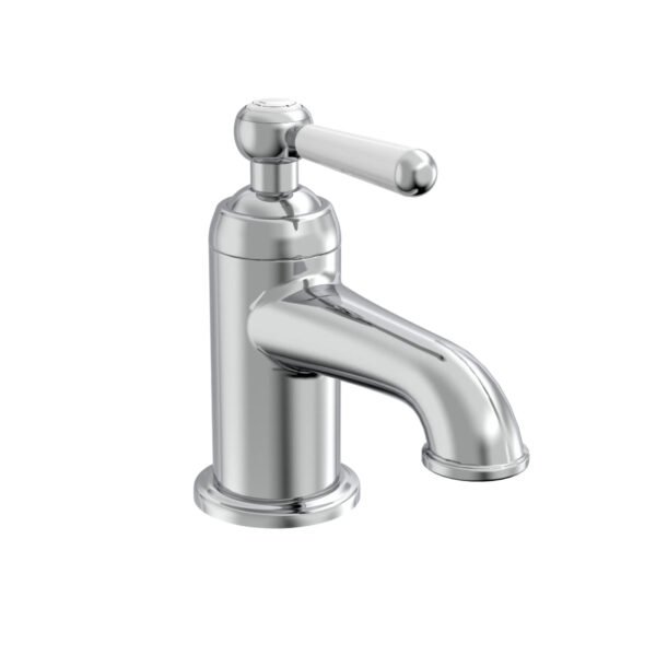 Tavistock Lansdown Deck Mounted Mini Mono Basin Mixer Tap With Click Waste - Image 2