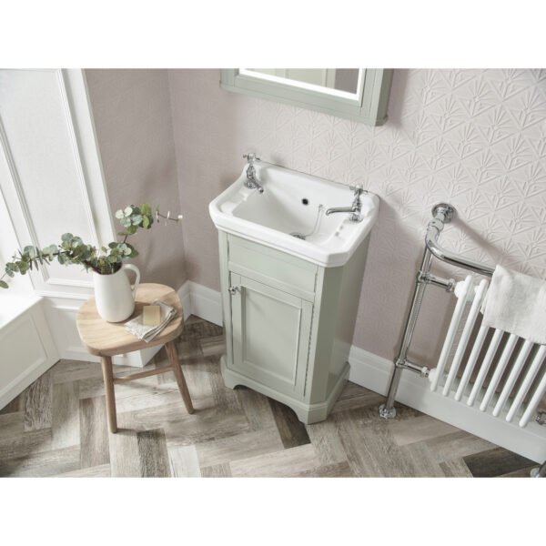 Tavistock Vitoria Floor standing Vanity Unit With Basin - 500mm Wide - 2 TH - Image 2
