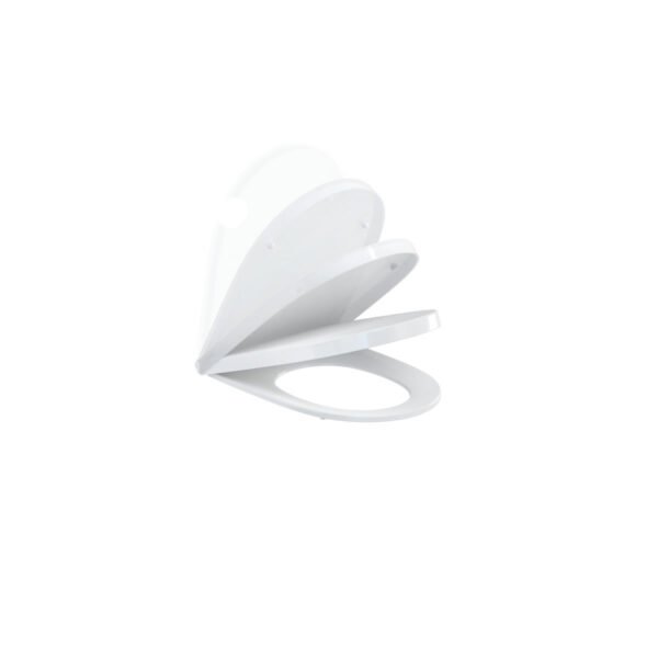 Britton Sphere Carbamide Soft Close Toilet Seat - White