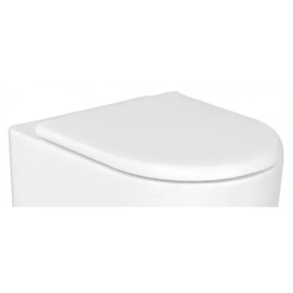 Britton Milan Slimline Soft Close Toilet Seat - White