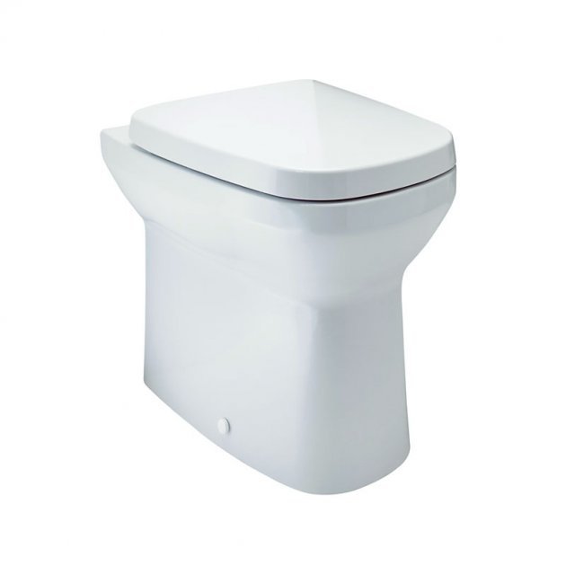 Britton My Home Back to Wall Toilet And Soft Close Seat - White
