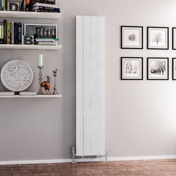 Eastbrook Mersey Aluminium Designer Radiator Matt White - Image 3