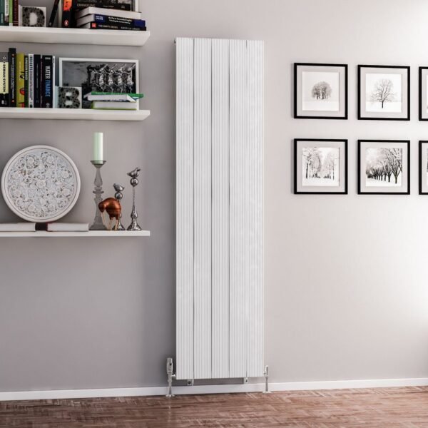 Eastbrook Mersey Aluminium Designer Radiator Matt White - Image 4