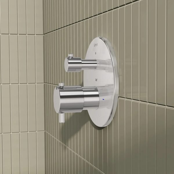 Vitra Origin 2 Outlet Built-In Thermostatic Concealed Bath Shower Mixer - Image 2