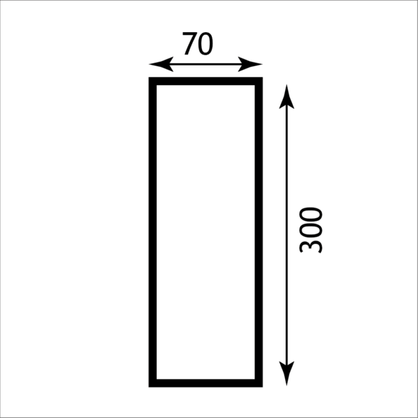 Eastbrook Bonito WC Unit Plinth 300mm Wide White - Image 2