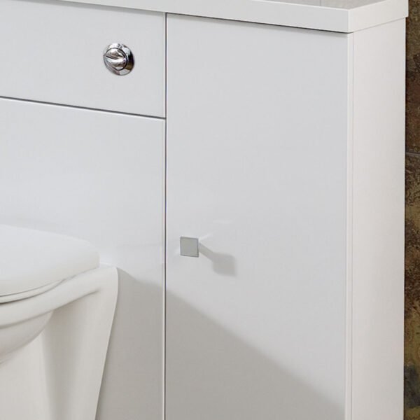 Eastbrook Oslo 1 Door Floorstanding Medium Storage Unit 810mm x 300mm White